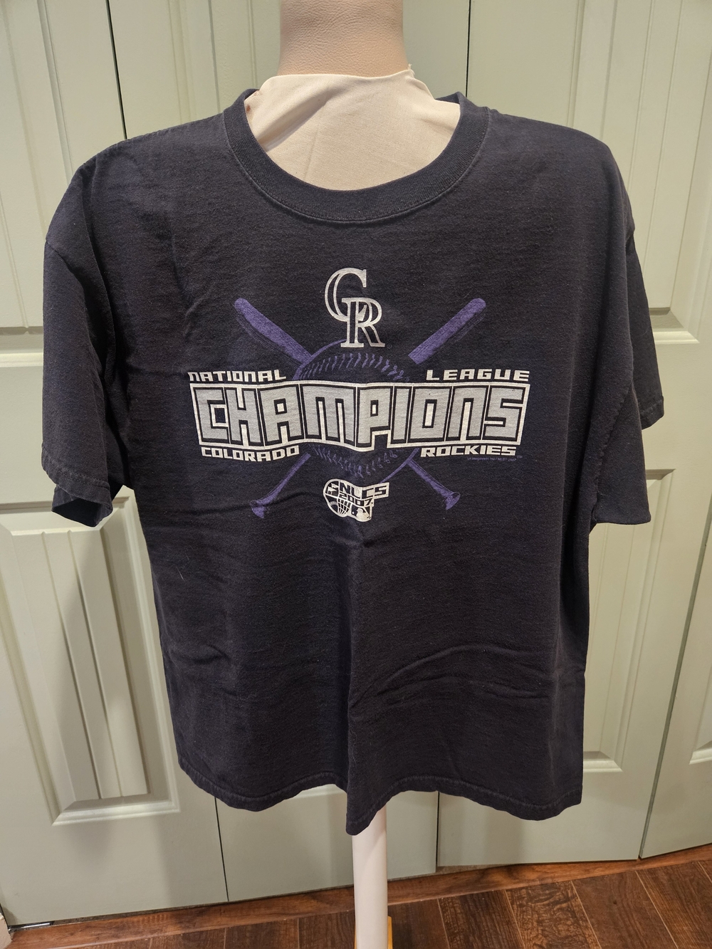 Delta Kids Colorado Rockies Champions Tee - Black & Purple